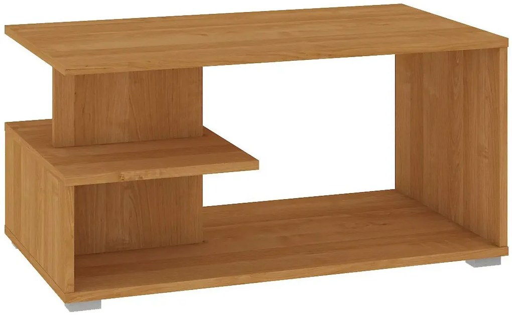 Ława nowoczesna z półką olcha Z8-H15