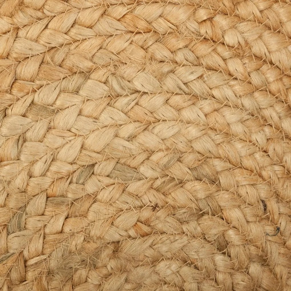 Dywan dekoracyjny z juty, Ø 120 cm, okrągły