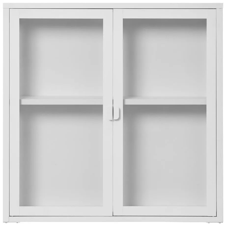 Biała metalowa witryna wisząca 80x80 cm Brisbane – House Nordic