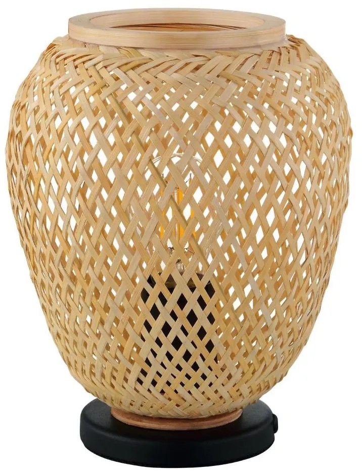 Eglo 55699 - Lampa stołowa DEMBLEBY 1xE27/40W/230V beżowa