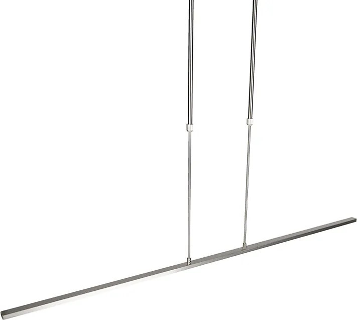 Nowoczesna lampa wisząca stalowa z wbudowanym LED regulowanym - Bold