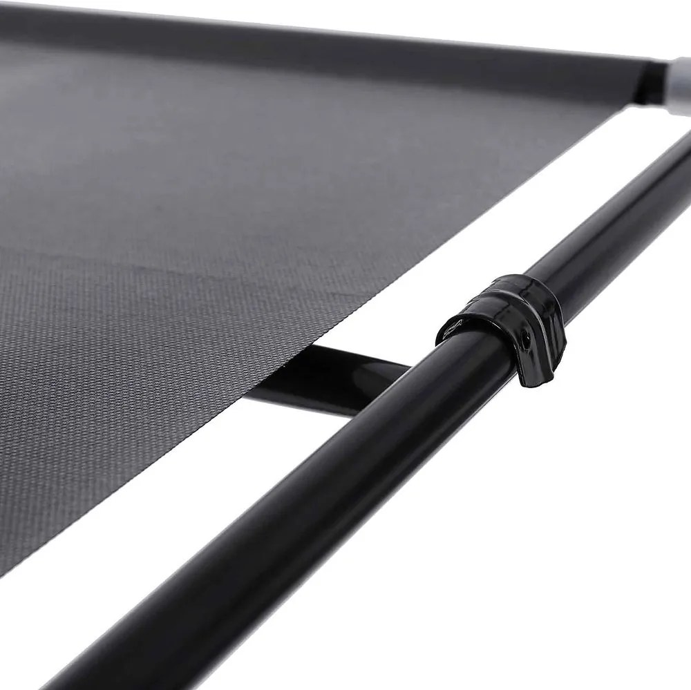 Przenośna szafa z tkaniny, szafa CLOSET, 150x75x45cm, szara SongmicsHome