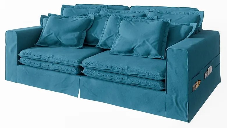 Jasnoniebieska sofa 236 cm Nora – Ropez
