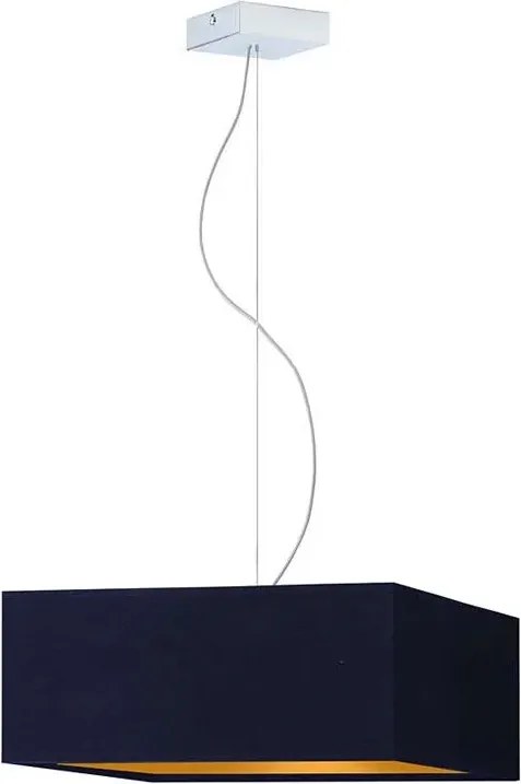 Lampa wisząca z abażurem na stalowym stelażu - H9-W01