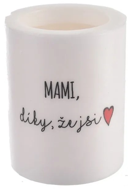 InDecor Świeca zapachowa MAMI, dzięki, że jesteś,8 x 10 cm