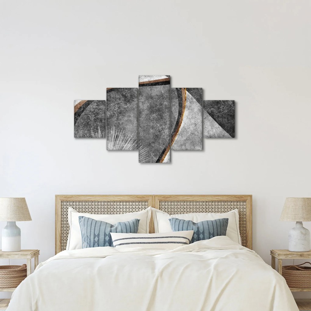 Obraz - Abstrakcja w betonie (125x70 cm)