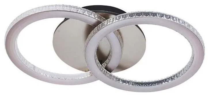 Searchlight 37122CP-LED ściemnialna oprawa sufitowa DANE TECHNICZNE LED/24W/230V 3000K 25x42,5 cm