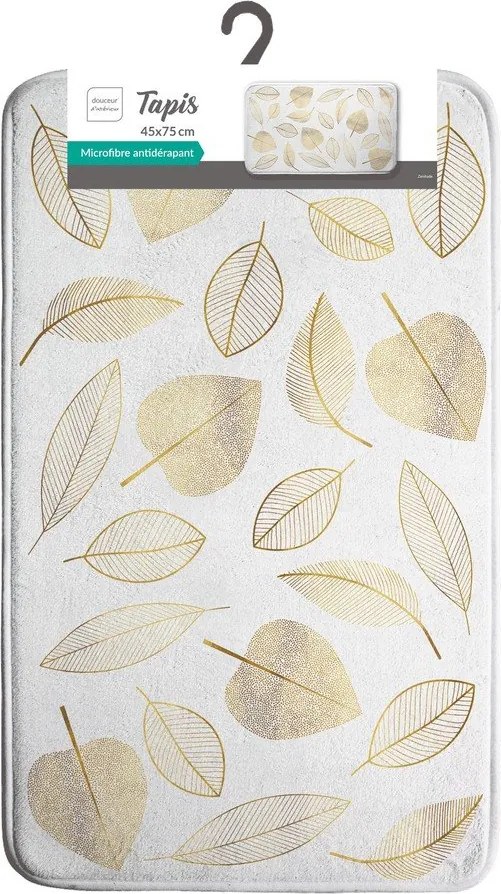 Biały tekstylny dywanik łazienkowy 45x75 cm Joya – douceur d'intérieur