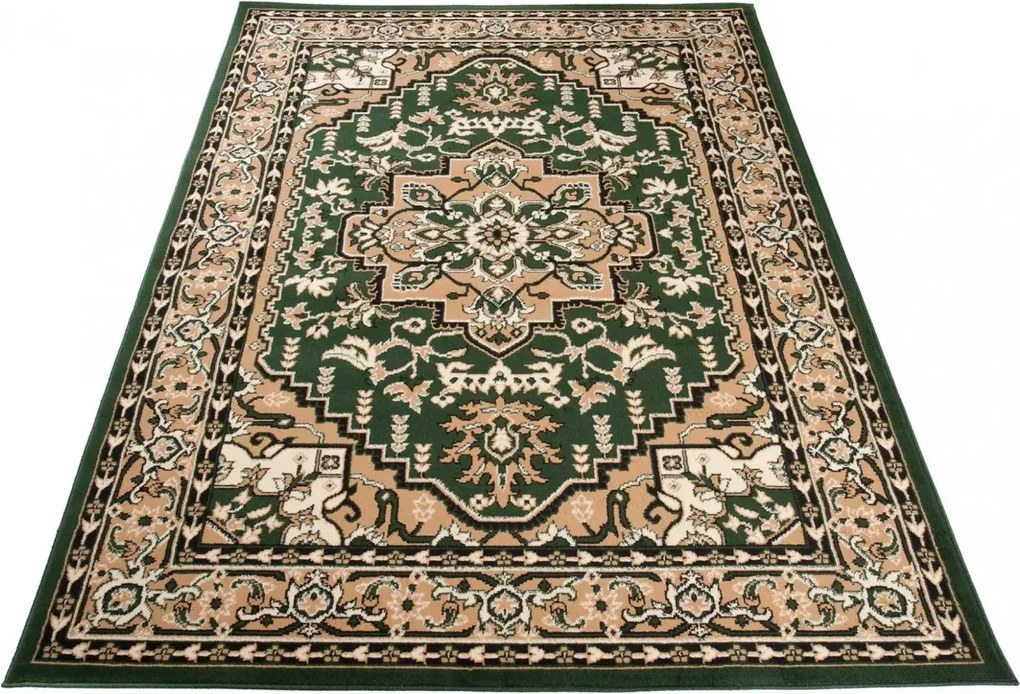 Zielony dywan orientalny R6-M92