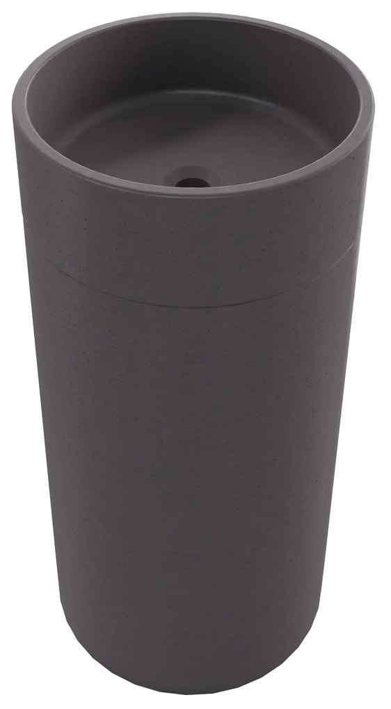 Umywalka betonowa wolostojąca bez otworu na baterię DELIS | Różne kolory : Kolor - Brązowy