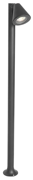 Zewnetrzna Nowoczesny słup ogrodowy czarny 100 cm IP44 regulowany - Ciara Nowoczesny Oswietlenie zewnetrzne