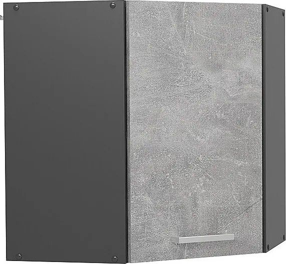 Szafka wisząca narożna beton 57x34.1x60 r-line
