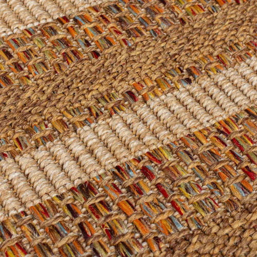 Dywan odpowiedni na zewnątrz w naturalnym kolorze 160x230 cm Layla Border – Flair Rugs