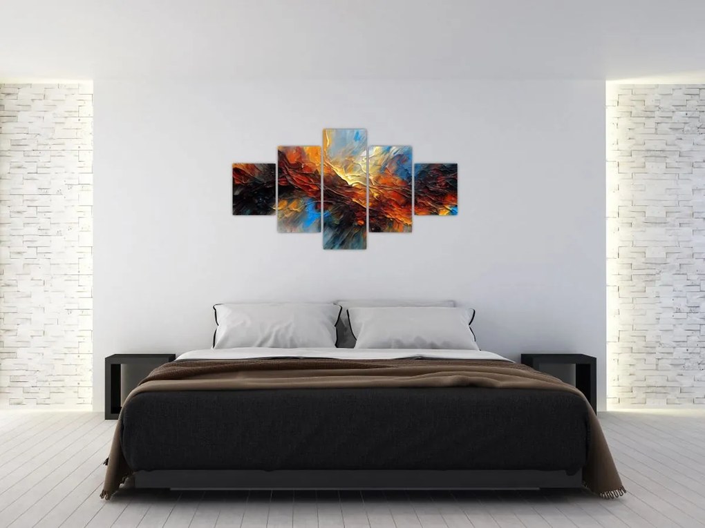 Obraz - Tekstura koloru (125x70 cm)
