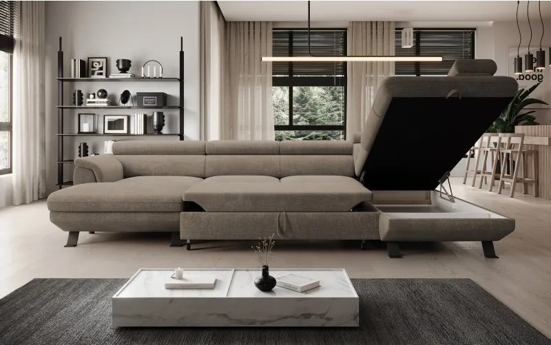 Narożnik RAVEN XL z funkcją spania WERSAL