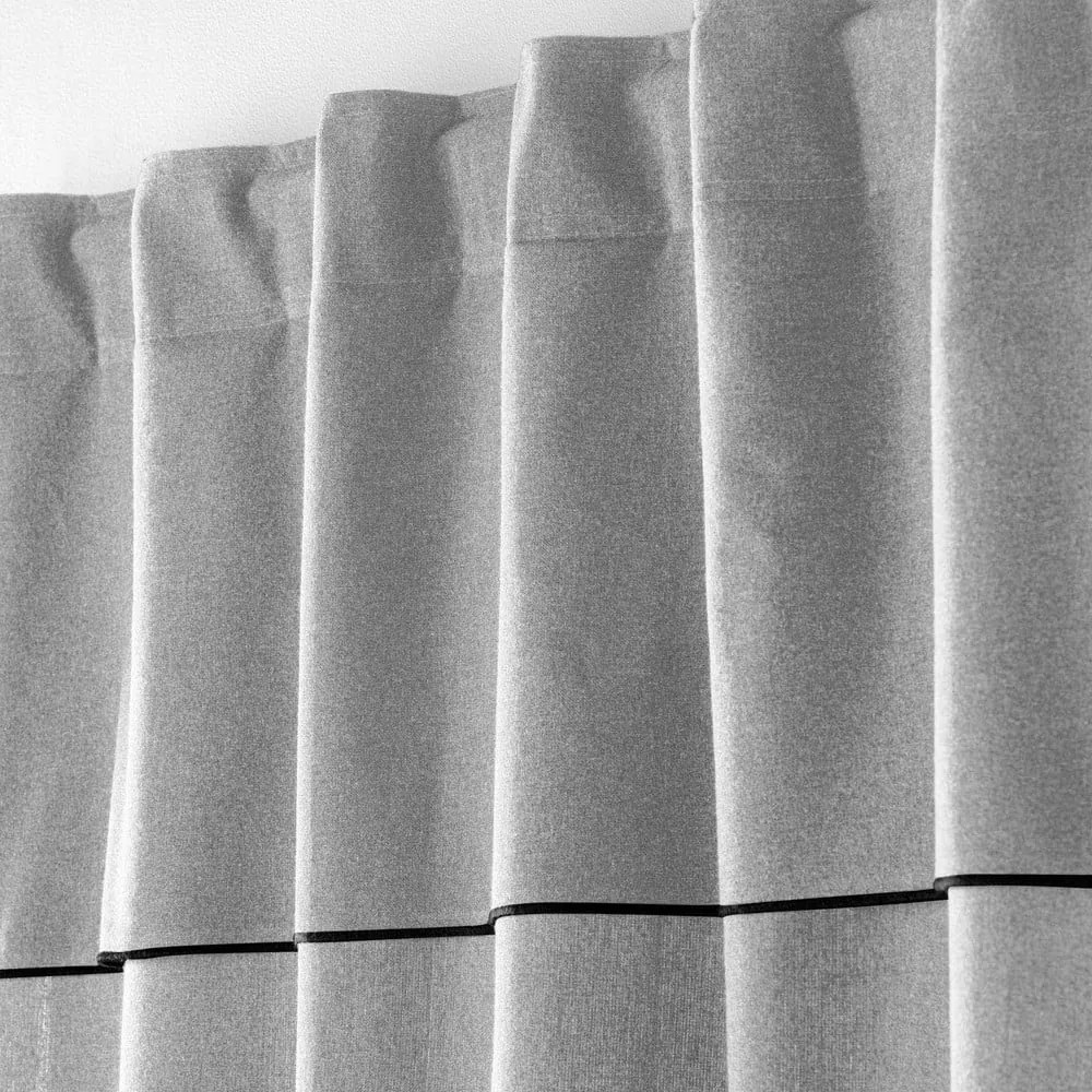 Jasnoszara zasłona 140x240 cm Mistraline – douceur d'intérieur