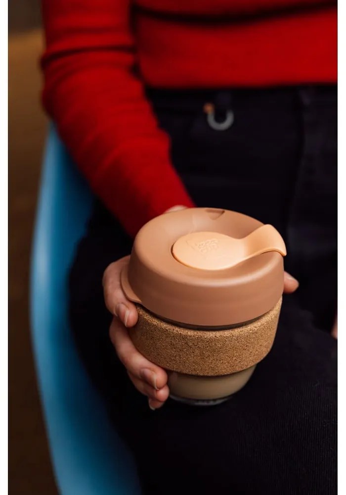 Różowy/brązowy kubek podróżny 227 ml Brew Frappe S – KeepCup