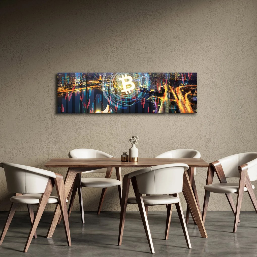 Obraz - Miasto Inwestycji (170x50 cm)