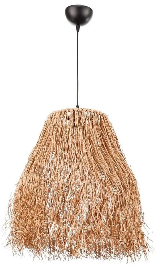Lampa wisząca na przewodzie FRINGE 1xE27/40W/230V rafia