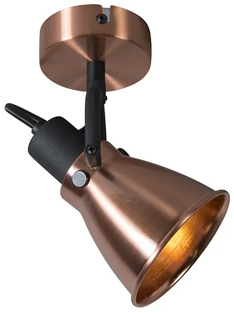 Klasyczny miedziany regulowany reflektor sufitowy - Jos