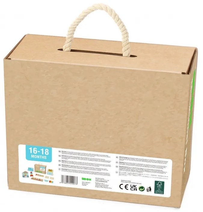 Tooky toy box pudełko xxl montessori edukacyjne 7w1 sensoryczne 16-18 mies.