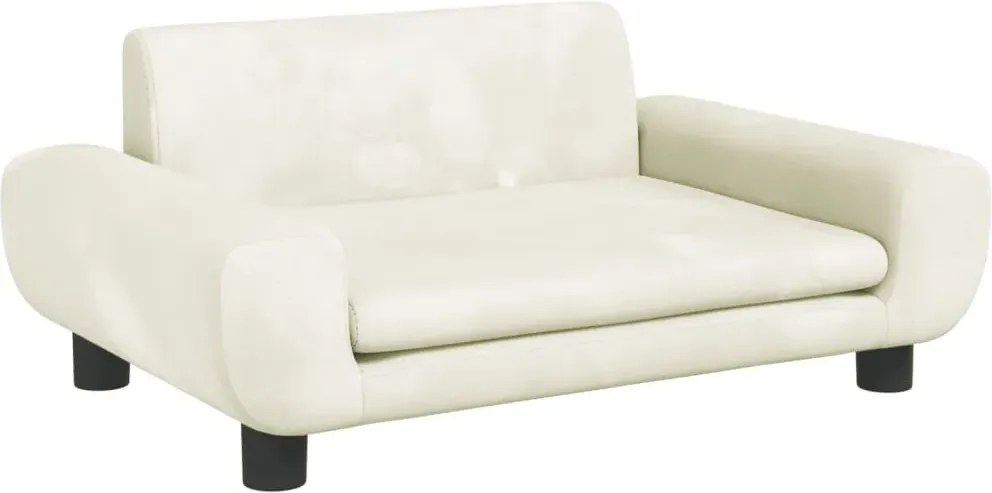 Kremowa sofa dziecięca na nóżkach L5-S73