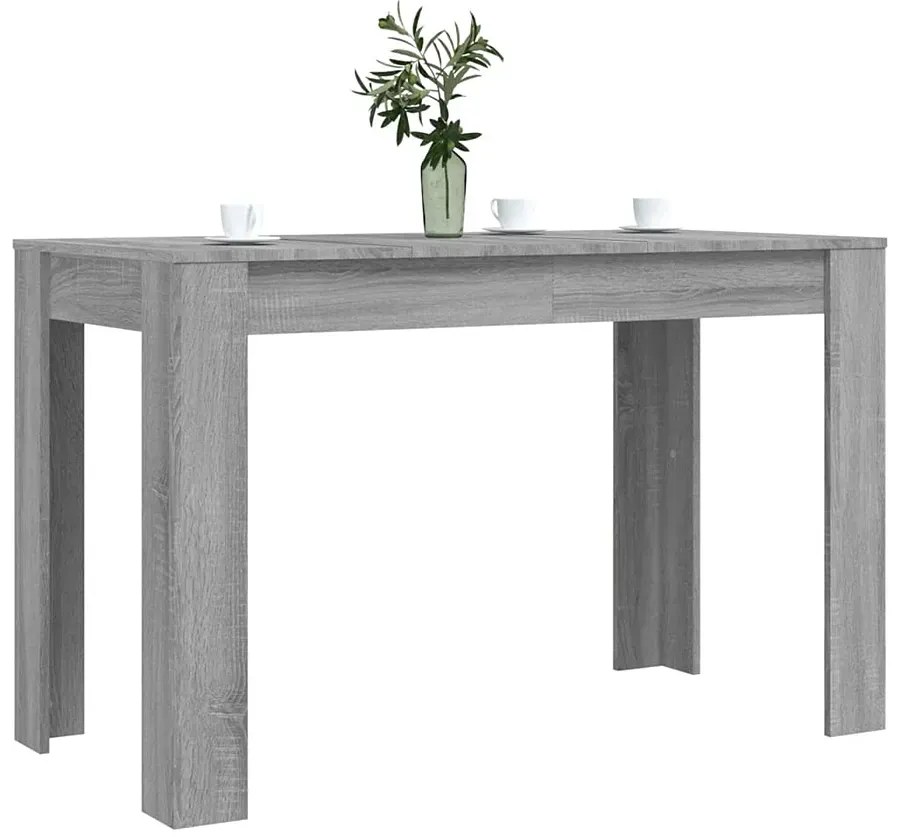 Prostokątny minimalistyczny stół szary dąb B6-S58