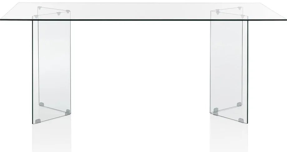 Szklany stół 90x180 cm Kaya – Tomasucci