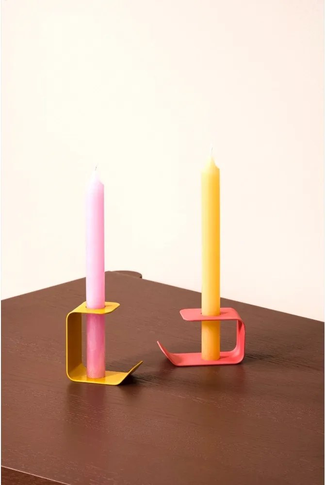 Metalowy świecznik Flec – noo.ma