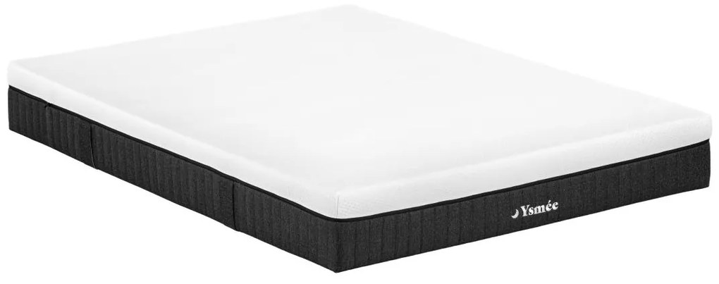 Materac 160 × 200 cm sprężyny kieszeniowe 5-strefowy gr. 21 cm – CIDORA marki YSMÉE