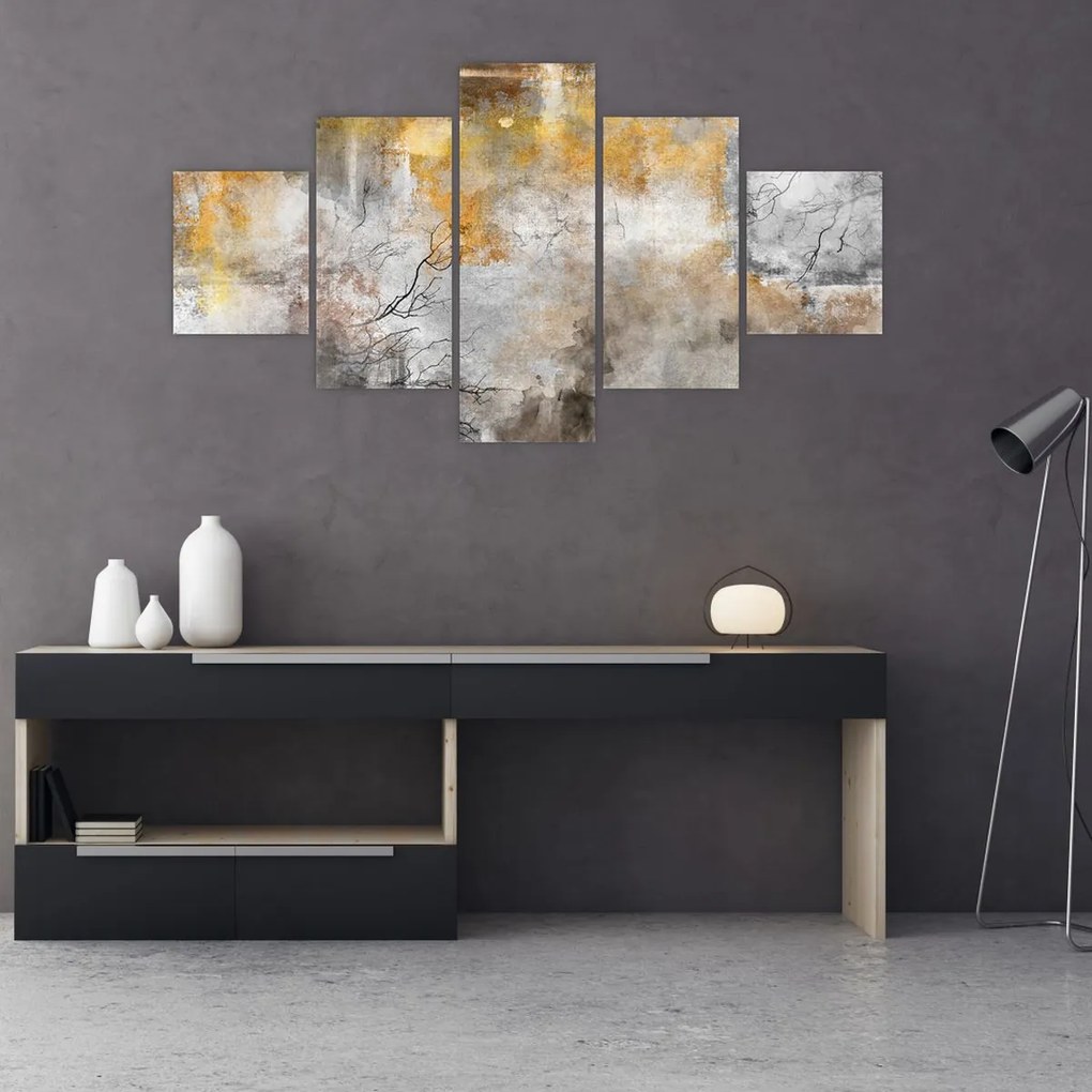 Obraz - Abstrakcja (125x70 cm)