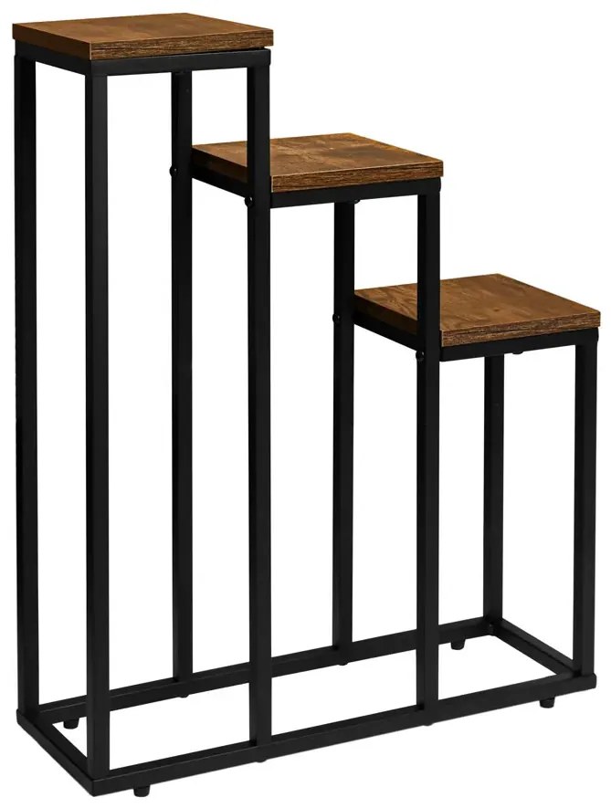 Loftowy trzypoziomowy kwietnik Z4-S54