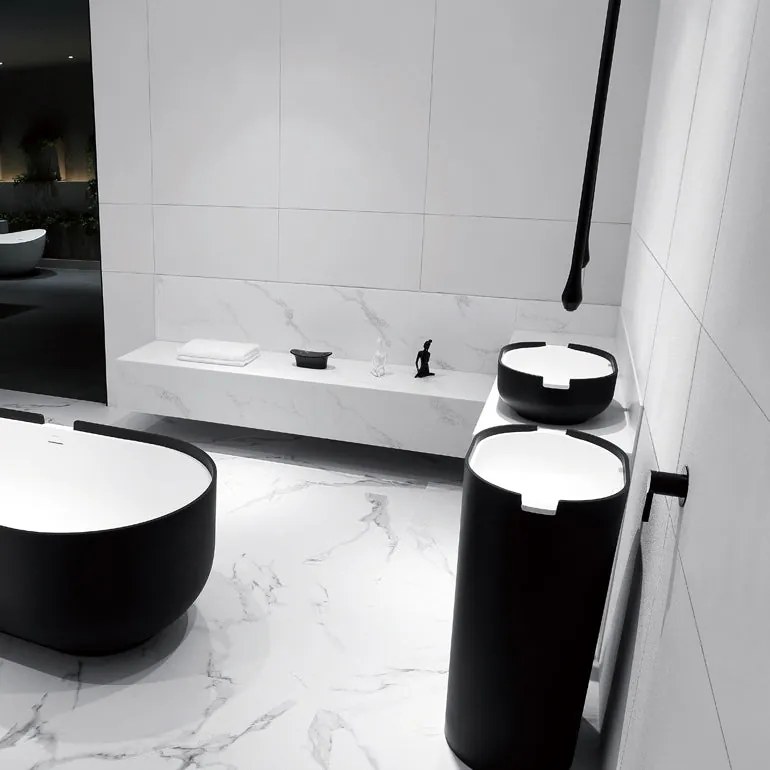 Bateria umywalkowa sufitowa DROP 135