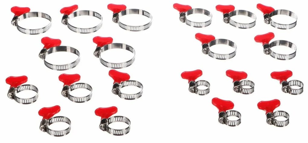 Sixtol Zacisk węża z opaską MECHANIC CONNECT SET20, 10-44 mm, 20 szt.