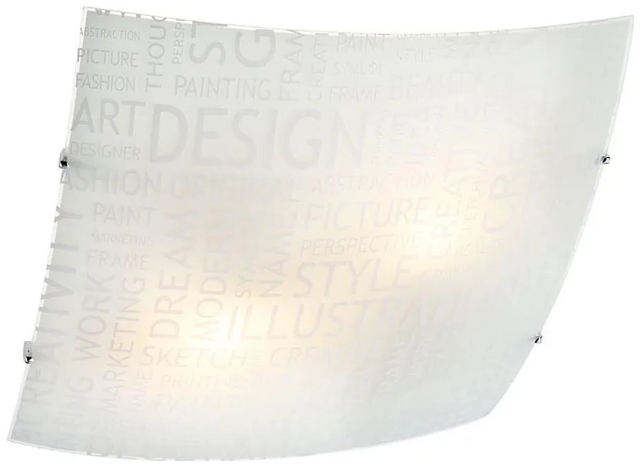 Redo 05-818 - Lampa sufitowa NOTES 2xE27/42W/230V 39x39 cm biała