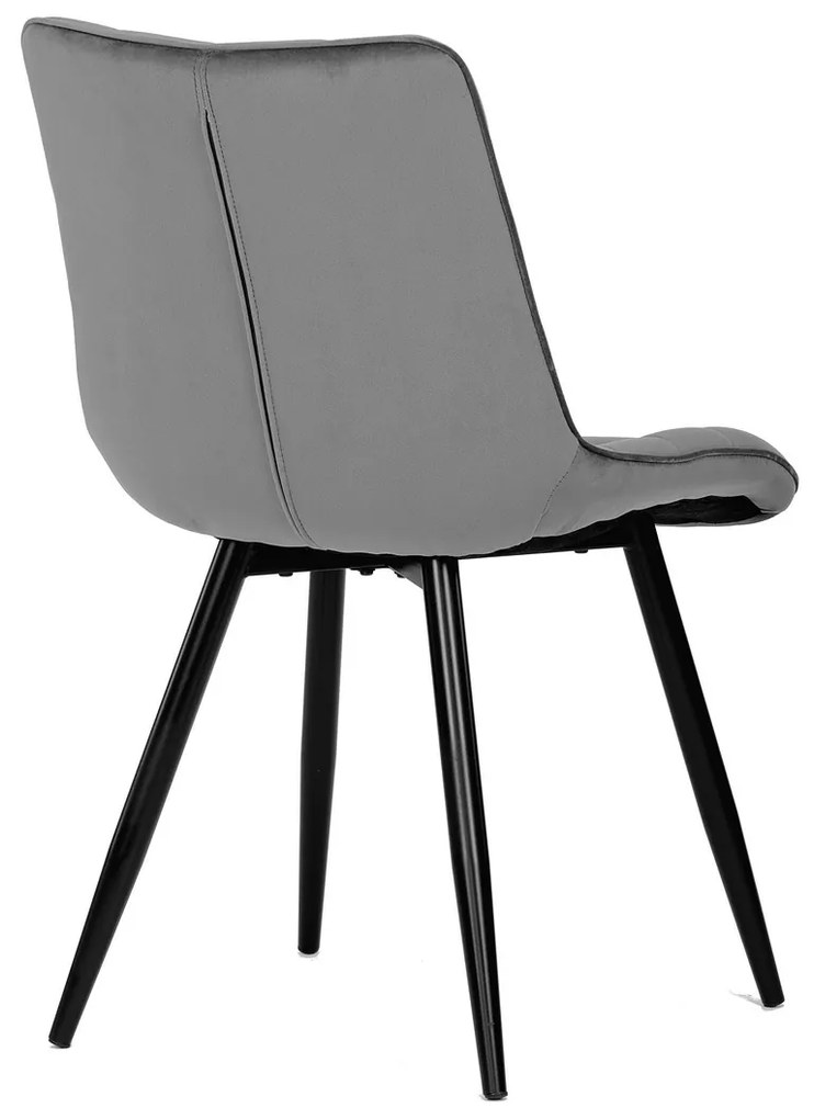 Zestaw krzeseł do jadalni CT-384 GREY4, 4 szt.