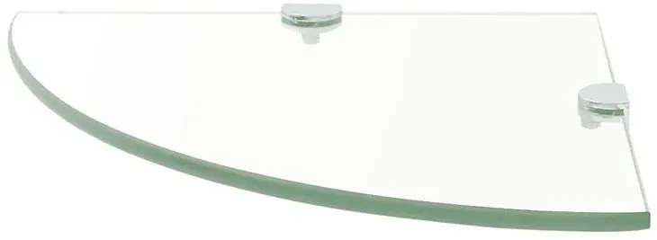 Półka narożna ze szkła hartowanego H6-R29