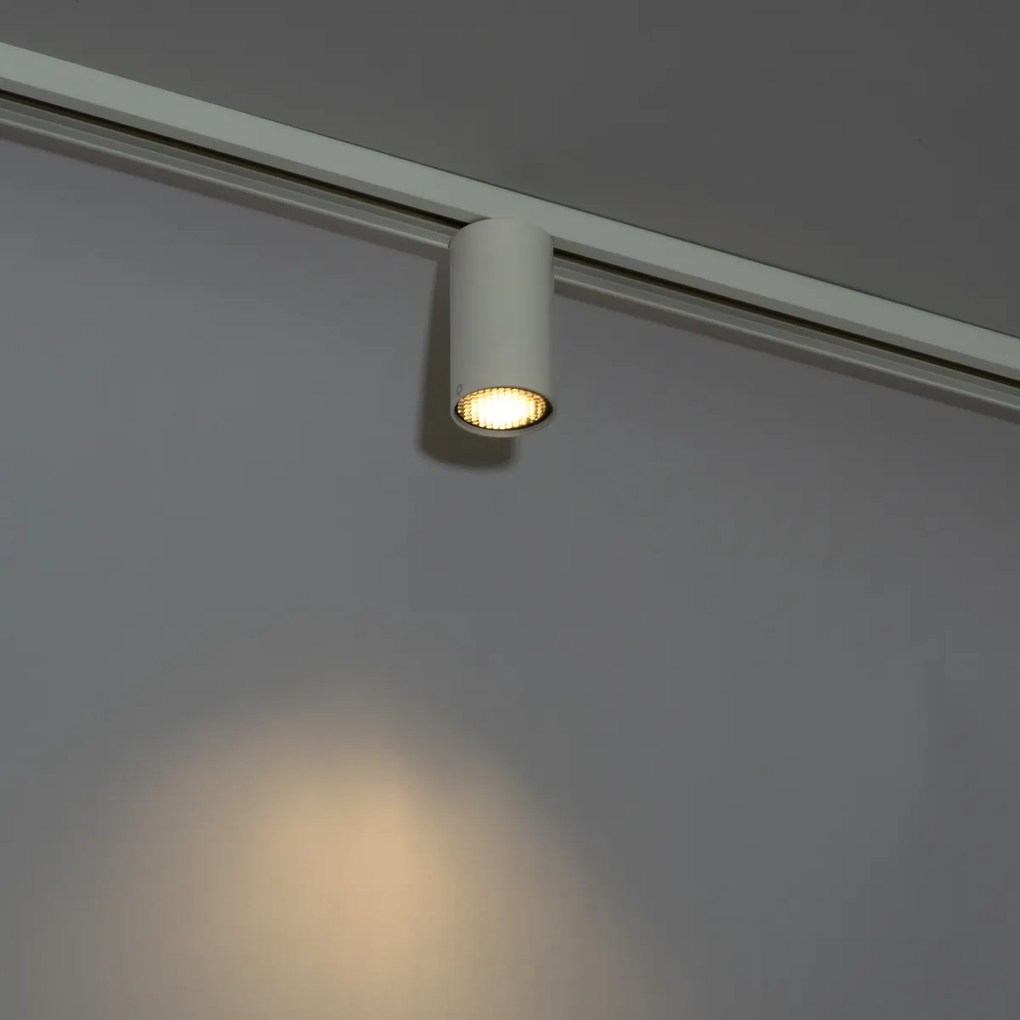 Nowoczesny biały reflektor do systemu szynowego 1-fazowego GU10 35 mm - Iconic Ruby Honey