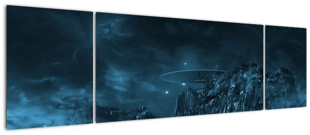 Obraz - Misja obcych (170x50 cm)