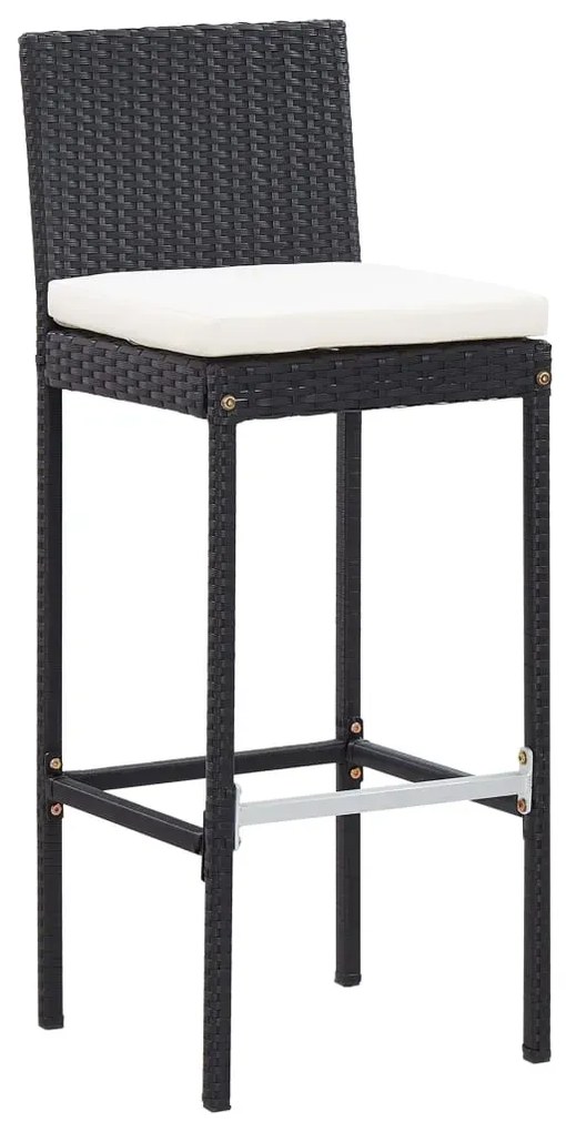 Zestaw czarnych mebli ogrodowych L3-K36