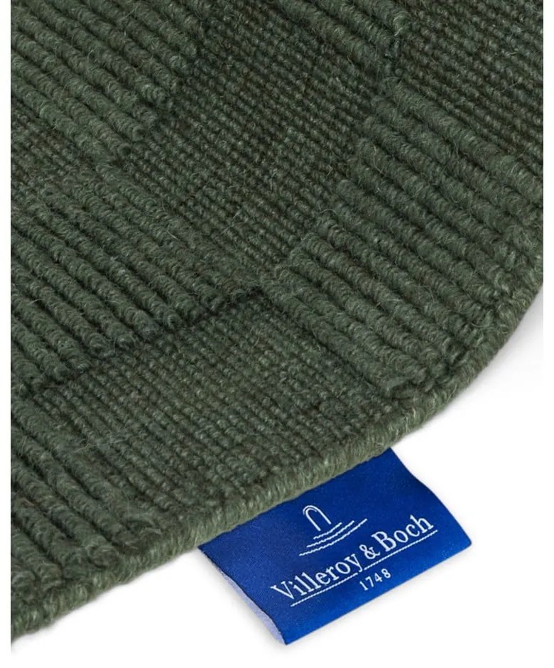 Ciemnozielony wełniany chodnik tkany ręcznie 80x200 cm Scala – Villeroy&amp;Boch