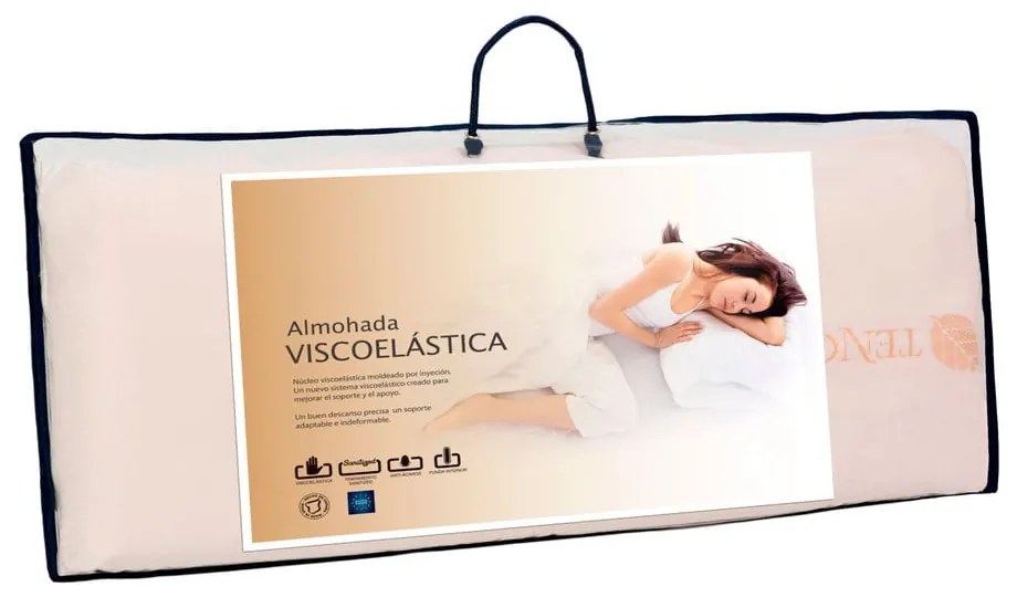 Poduszka ortopedyczna z pianki z pamięcią kształtu 75x34 cm Tencel – Moonia