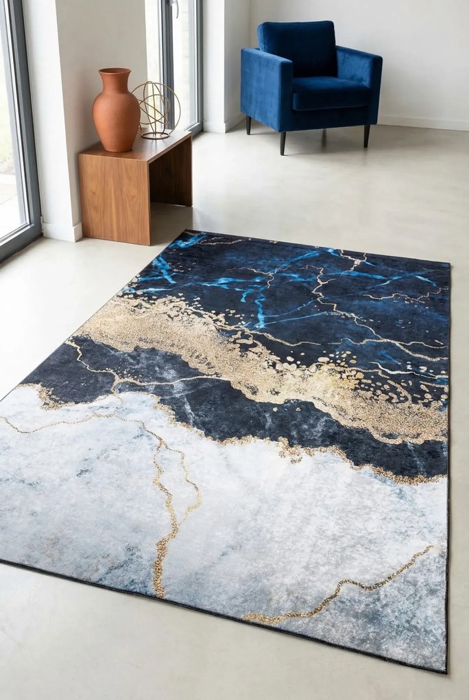 Nowoczesny dywan glamour do sypialni L6-B06