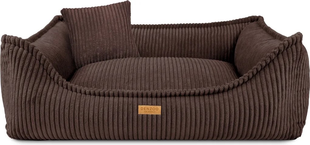 Brązowe legowisko dla psa i kota Milano - premium