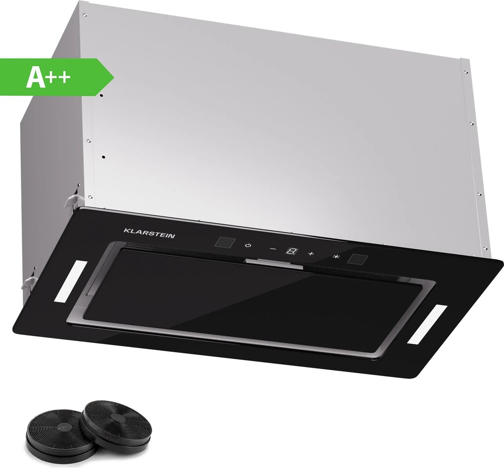 Klarstein Hektor 52cm 466m³/h Touch Okap do Zabudowy Czarny