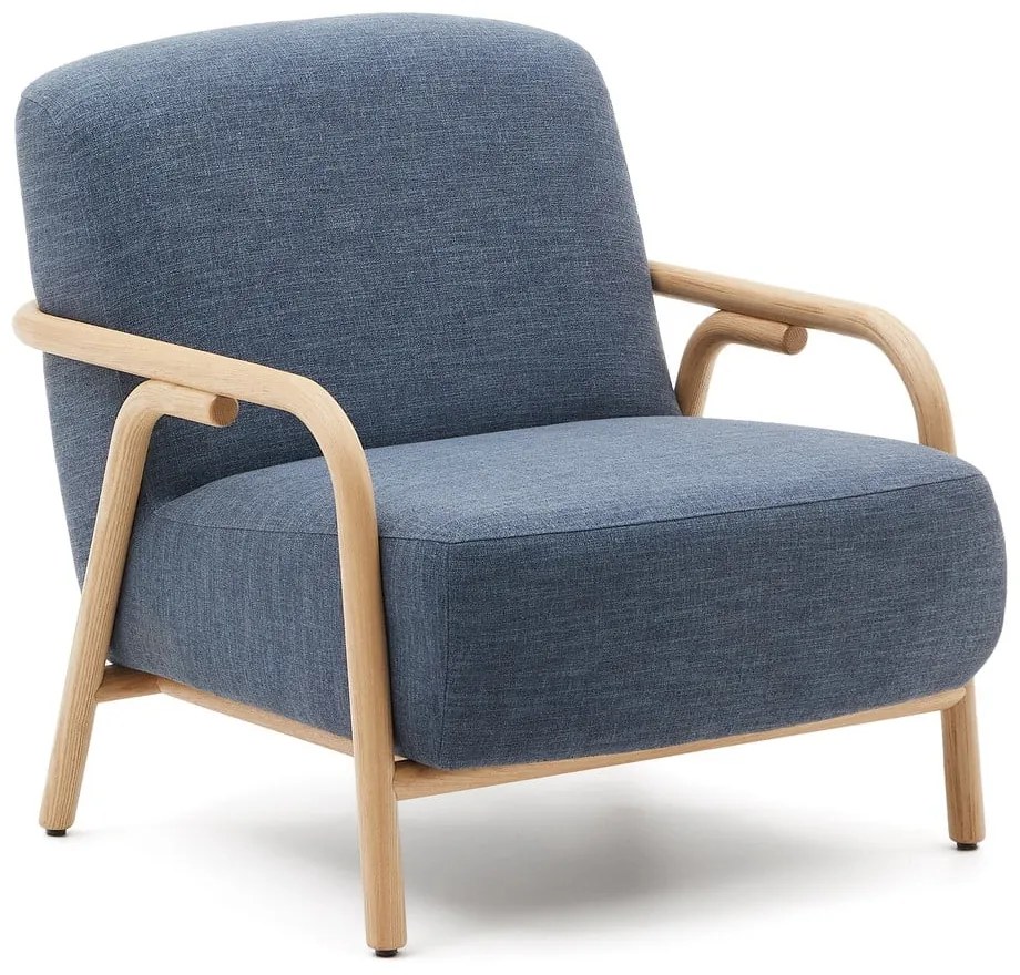 Niebieski fotel Sylo – Kave Home