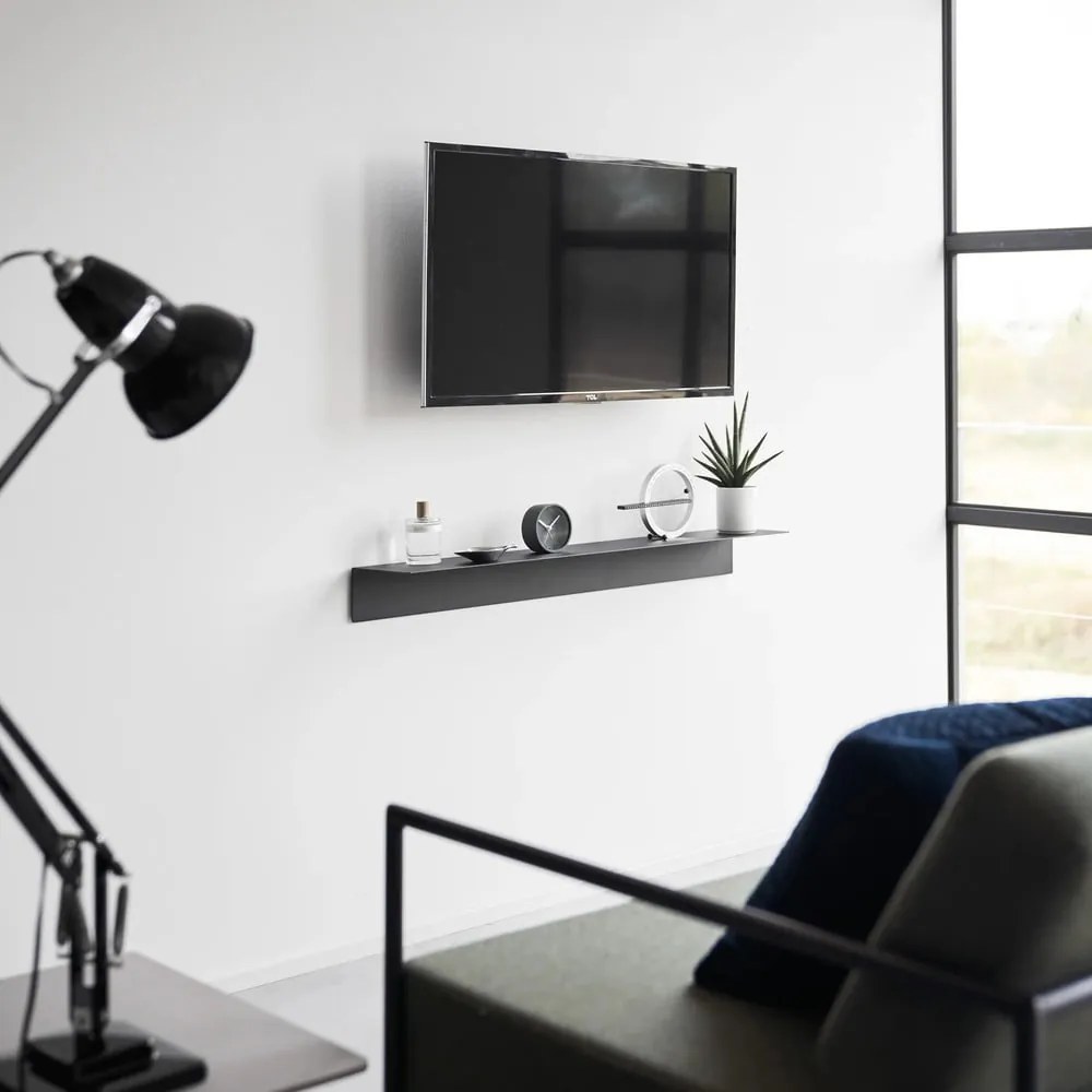 Czarna metalowa półka 90 cm – YAMAZAKI