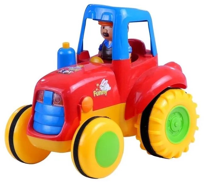 Traktor przyczepa zwierzątka gra świeci odgłosy