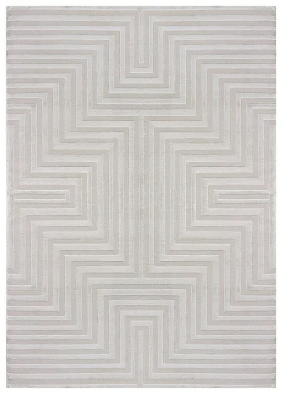 Dywan 3D nowoczesny Sahara szary 80 cm x 250 cm