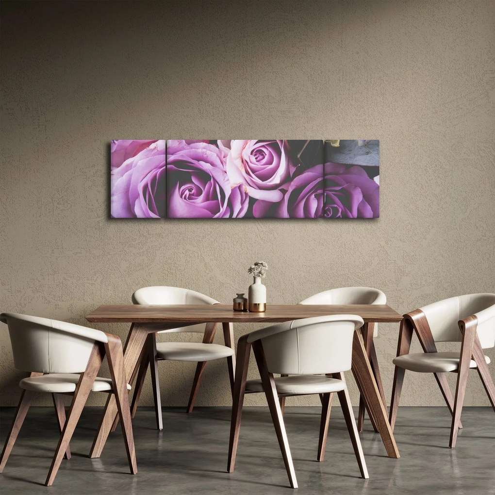 Obraz - Różyczki (170x50 cm)